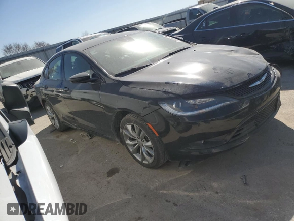 2016 Chrysler 200 S with VIN 1C3CCCBG8GN184010, listed as a Copart auction lot 48506675 with 97,408 mi miles and Salvage Title. Bid and sale history available at carsss.com. Image 4.