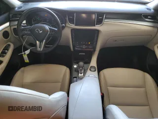 2020 Infiniti QX50 Luxe with VIN 3PCAJ5M3XLF112054, listed as a Copart auction lot 58483235 with 49,815 mi miles and Salvage title. Bid and sale history available at DreamBid. Image 8.