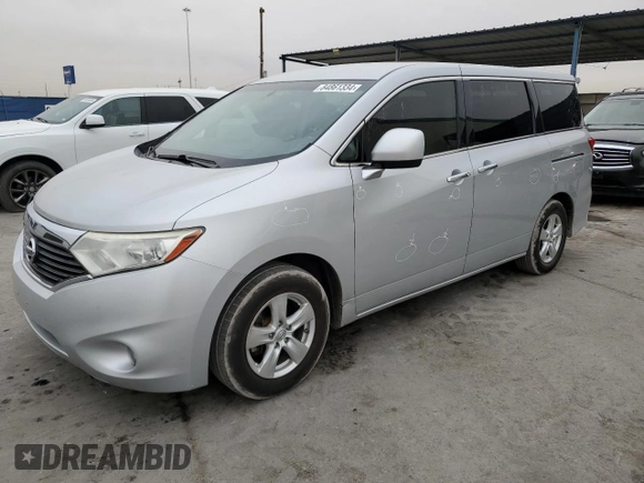 2014 Nissan Quest SV with VIN JN8AE2KP8E9103881, listed as a Copart auction lot 84861334 with 178,127 mi miles and Clean Title. Bid and sale history available at carsss.com. Image 1.