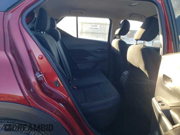 2022 Nissan Kicks SV with VIN 3N1CP5CV8NL494313, listed as a Copart auction lot 46426025 with 93,180 mi miles and Salvage Title. Bid and sale history available at DreamBid. Image 12.