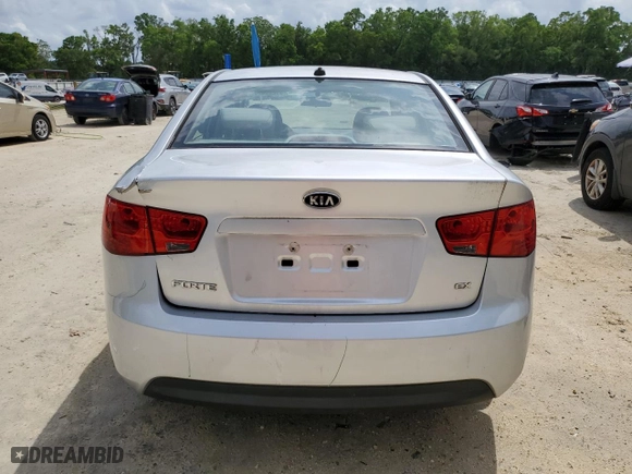 2010 Kia Forte EX with VIN KNAFU4A25A5874092, listed as a Copart auction lot 51255075 with 92,031 mi miles and Salvage Title. Bid and sale history available at carsss.com. Image 6.