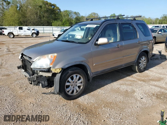 2005 Honda CR-V EX SE with VIN JHLRD78925C014949, listed as a Copart auction lot 49250955 with 184,247 mi miles and Salvage Title. Bid and sale history available at carsss.com. Image 1.