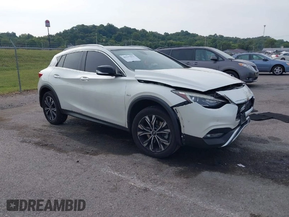 2018 Infiniti QX30 Premium with VIN SJKCH5CR5JA043013, listed as a IAAI auction lot 40327823 with 78,630 mi miles and . Bid and sale history available at DreamBid. Image 1.
