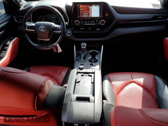 2021 Toyota Highlander XSE with VIN 5TDJZRBHXMS088799, listed as a Copart auction lot 53942365 with 25,172 mi miles and Non repairable. Bid and sale history available at DreamBid. Image 8.