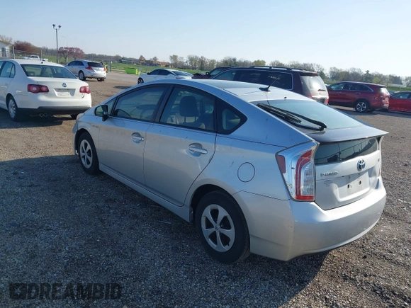 2012 Toyota Prius One with VIN JTDKN3DU1C5500488, listed as a IAAI auction lot 41929382 with 251,947 mi miles and . Bid and sale history available at carsss.com. Image 3.