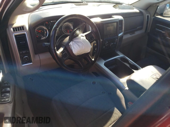 2016 Ram 1500 Big Horn with VIN 1C6RR6LG8GS327258, listed as a Copart auction lot 76475484 with 196,787 mi miles and Salvage Title. Bid and sale history available at carsss.com. Image 8.