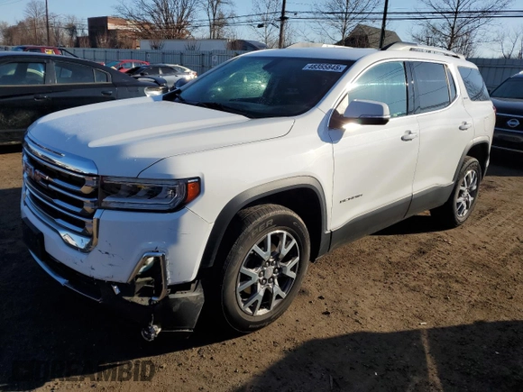 2020 GMC Acadia SLT with VIN 1GKKNULS4LZ236198, listed as a Copart auction lot 48355845 with 79,647 mi miles and Salvage Title. Bid and sale history available at DreamBid. Image 1.
