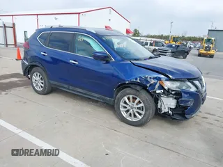 2018 Nissan Rogue SV with VIN 5N1AT2MV5JC711525, listed as a IAAI auction lot 41887956 with 153,893 mi miles. Bid and sale history available at carsss.com. Image 1.