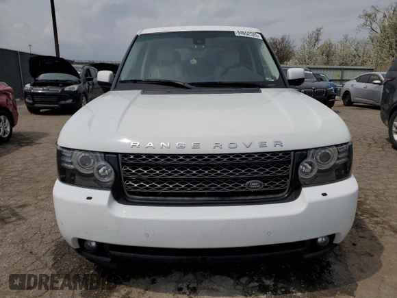 2012 Land Rover Range Rover HSE Lux with VIN SALMF1D46CA385185, listed as a Copart auction lot 54652525 with 158,695 mi miles and Clean Title. Bid and sale history available at DreamBid. Image 5.