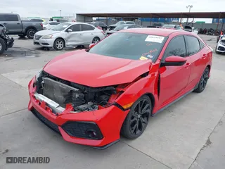 2017 Honda Civic Hatchback Sport with VIN SHHFK7H40HU216589, listed as a IAAI auction lot 41634197 with 78,755 mi miles. Bid and sale history available at carsss.com. Image 20.