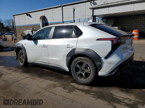 2023 Toyota bZ4X XLE with VIN JTMABABA9PA024814, listed as a Copart auction lot 48112065 with 13,588 mi miles and Salvage Title. Bid and sale history available at DreamBid. Image 2.