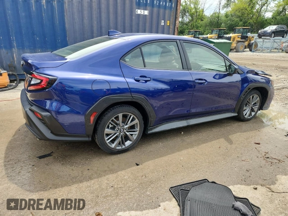2023 Subaru WRX with VIN JF1VBAB67P8809729, listed as a Copart auction lot 61495305 with 13,023 mi miles and Salvage title. Bid and sale history available at DreamBid. Image 3.