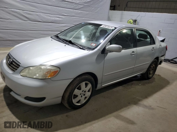 2006 Toyota Corolla CE with VIN 2T1BR32E66C593824, listed as a Copart auction lot 52075575 with 169,540 mi miles and Salvage Title. Bid and sale history available at DreamBid. Image 1.