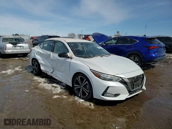 2021 Nissan Sentra SR with VIN 3N1AB8DV0MY288944, listed as a Copart auction lot 49735655 with 52,465 mi miles and Salvage Title. Bid and sale history available at carsss.com. Image 11.