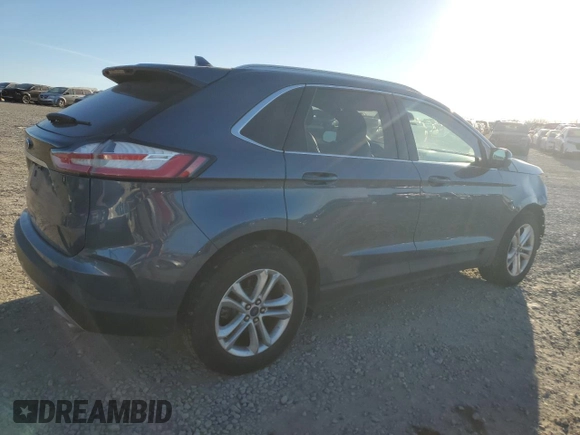 2019 Ford Edge SEL with VIN 2FMPK4J95KBC40185, listed as a Copart auction lot 43233055 with 102,951 mi miles and Salvage Title. Bid and sale history available at carsss.com. Image 3.