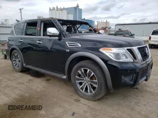 2019 Nissan Armada SV with VIN JN8AY2NC8K9580189, listed as a Copart auction lot 69314404 with Not Provided miles and Clean Title. Bid and sale history available at carsss.com. Image 4.