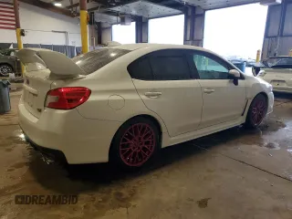 2017 Subaru WRX STI with VIN JF1VA2V69H9802586, listed as a Copart auction lot 57763675 with 92,780 mi miles and Salvage title. Bid and sale history available at DreamBid. Image 3.