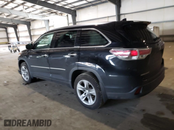 2015 Toyota Highlander Hybrid Limited with VIN 5TDDCRFH2FS008777, listed as a Copart auction lot 43258153 with 99,542 mi miles. Bid and sale history available at carsss.com. Image 2.