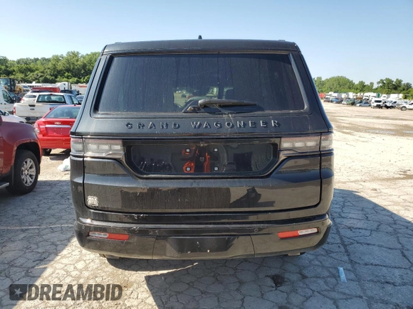 2024 Jeep Grand Wagoneer Series II Obsidian with VIN 1C4SJVFP5RS192539, listed as a Copart auction lot 62644495 with 7,780 mi miles and Salvage title. Bid and sale history available at DreamBid. Image 6.
