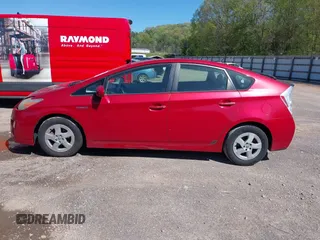 2011 Toyota Prius I with VIN JTDKN3DU3B1401810, listed as a IAAI auction lot 42041872 with 185,382 mi miles. Bid and sale history available at carsss.com. Image 14.