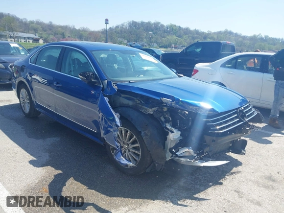 2017 Volkswagen Passat 1.8T SE with VIN 1VWBT7A31HC021299, listed as a IAAI auction lot 41961686 with 135,912 mi miles. Bid and sale history available at carsss.com. Image 1.