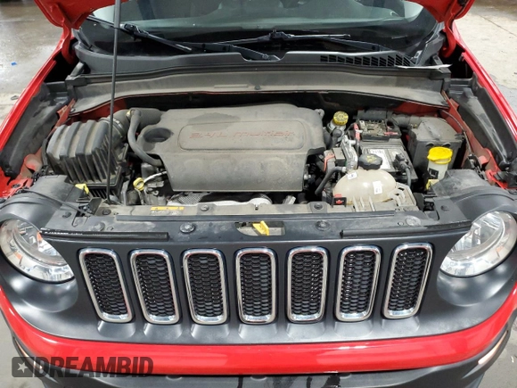 2017 Jeep Renegade Latitude z VIN ZACCJBBB4HPF16226, wystawiony jako Copart lot #50770685 z przebiegiem 116 805 mil mil oraz Szkody całkowita. Historia ofert i sprzedaży dostępna na DreamBid. Obrazek 13.