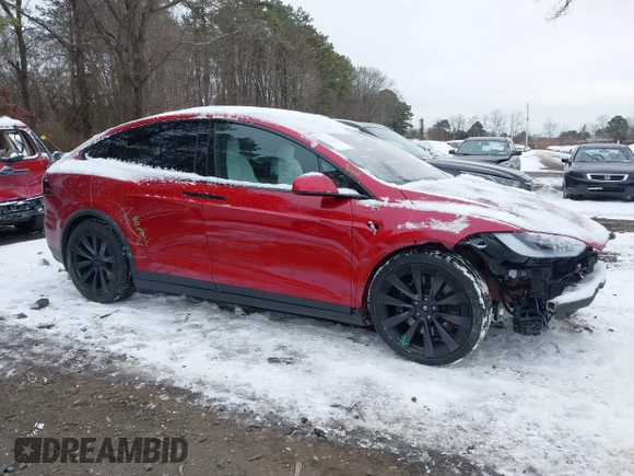 2023 Tesla Model X with VIN 7SAXCBE51PF404297, listed as a IAAI auction lot 41314595 with 25,020 mi miles and . Bid and sale history available at DreamBid. Image 13.