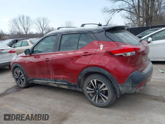 2019 Nissan Kicks SR with VIN 3N1CP5CUXKL492775, listed as a IAAI auction lot 41781059 with 152,745 mi miles. Bid and sale history available at carsss.com. Image 14.