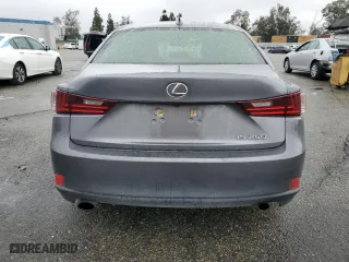 2014 Lexus IS 250 with VIN JTHBF1D23E5016923, listed as a Copart auction lot 51180345 with 141,350 mi miles and Salvage Title. Bid and sale history available at carsss.com. Image 6.