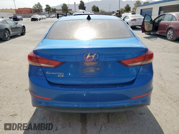 2017 Hyundai Elantra SE with VIN KMHD74LF8HU091460, listed as a Copart auction lot 59141945 with 198,679 mi miles and Clean title. Bid and sale history available at DreamBid. Image 6.