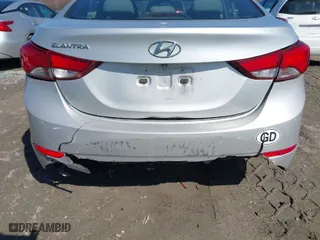 2016 Hyundai Elantra SE with VIN KMHDH4AE0GU480888, listed as a IAAI auction lot 41923645 with 120,830 mi miles. Bid and sale history available at carsss.com. Image 6.
