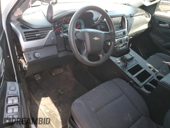 2020 Chevrolet Tahoe Commercial with VIN 1GNLCDEC8LR279090, listed as a Copart auction lot 46990355 with 52,118 mi miles and Salvage title. Bid and sale history available at DreamBid. Image 8.