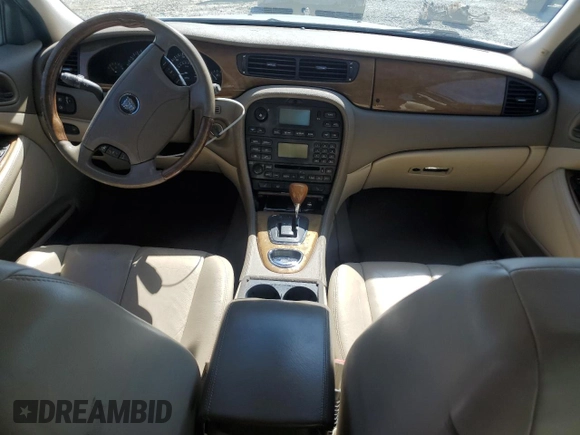 2004 Jaguar S-Type with VIN SAJEA01U14HN09950, listed as a Copart auction lot 48183785 with Not Provided miles and Salvage Title. Bid and sale history available at DreamBid. Image 8.
