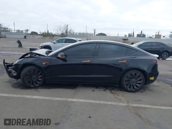 2022 Tesla Model 3 Performance with VIN 5YJ3E1EC3NF248534, listed as a IAAI auction lot 41882694 with 55,415 mi miles and . Bid and sale history available at carsss.com. Image 13.