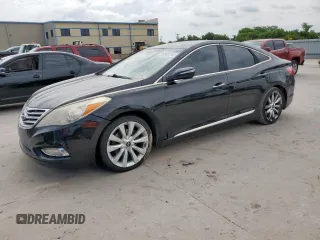 2012 Hyundai Azera with VIN KMHFH4JG1CA170223, listed as a Copart auction lot 59901245 with 172,210 mi miles and Salvage title. Bid and sale history available at DreamBid. Image 1.