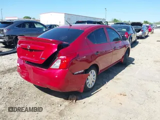 2014 Nissan Versa SV with VIN 3N1CN7AP3EL847465, listed as a IAAI auction lot 41988411 with 128,773 mi miles. Bid and sale history available at carsss.com. Image 4.