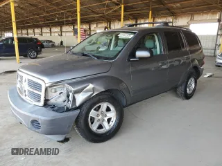 2006 Dodge Durango SXT with VIN 1D4HB38N56F131206, listed as a Copart auction lot 63161375 with 127,554 mi miles and Salvage title. Bid and sale history available at DreamBid. Image 1.