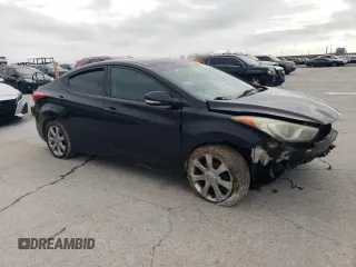 2013 Hyundai Elantra Limited with VIN 5NPDH4AE8DH254009, listed as a Copart auction lot 51278115 with 131,463 mi miles and Salvage Title. Bid and sale history available at DreamBid. Image 4.