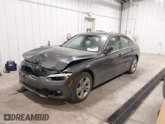 2018 BMW 3 Series 330i xDrive with VIN WBA8D9G59JNU68145, listed as a IAAI auction lot 41079634 with 48,872 mi miles and . Bid and sale history available at carsss.com. Image 17.