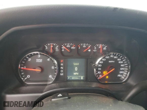 2014 Chevrolet Silverado 1500 Work Truck with VIN 1GCNKPEC5EZ148921, listed as a Copart auction lot 84794754 with 98,536 mi miles and Salvage Title. Bid and sale history available at DreamBid. Image 9.