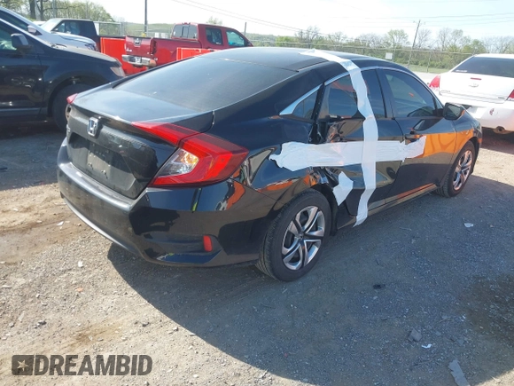 2018 Honda Civic LX with VIN 2HGFC2F52JH561461, listed as a IAAI auction lot 42030164 with 125,875 mi miles. Bid and sale history available at carsss.com. Image 4.