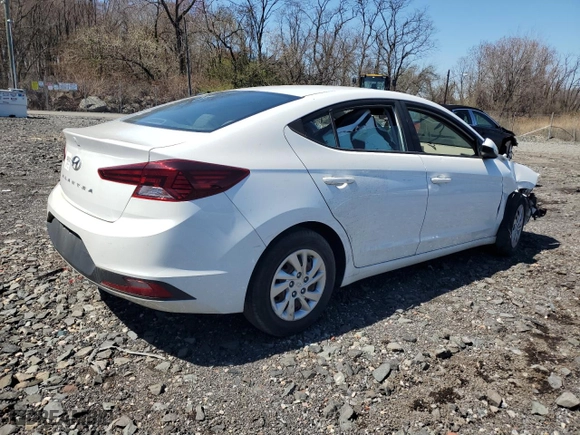 2020 Hyundai Elantra SE with VIN 5NPD74LF2LH597535, listed as a Copart auction lot 50311165 with 14,962 mi miles and Salvage Title. Bid and sale history available at carsss.com. Image 3.