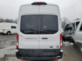 2023 Ford Transit with VIN 1FDAX2X84PKA86334, listed as a Copart auction lot 84940534 with 14,670 mi miles and Salvage Title. Bid and sale history available at DreamBid. Image 6.