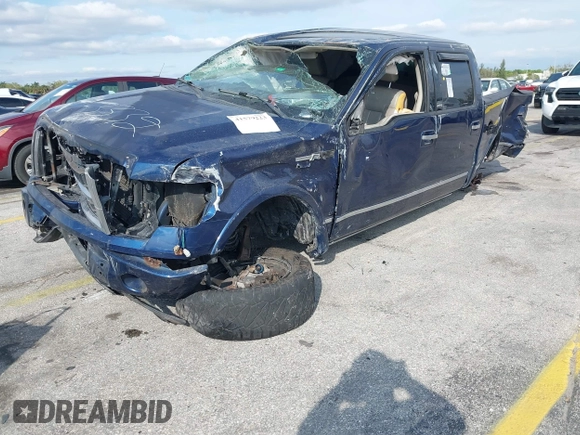 2009 Ford F-150 XL with VIN 1FTPW12V09FB33332, listed as a IAAI auction lot 41579223 with 200,105 mi miles. Bid and sale history available at carsss.com. Image 6.