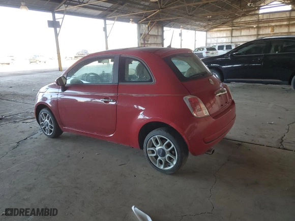 2012 FIAT 500 Pop with VIN 3C3CFFAR7CT382874, listed as a Copart auction lot 52638235 with 115,430 mi miles and Salvage Title. Bid and sale history available at carsss.com. Image 2.