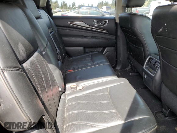 2015 Infiniti QX60 with VIN 5N1AL0MMXFC547546, listed as a Copart auction lot 54595005 with 114,560 mi miles and Salvage Title. Bid and sale history available at DreamBid. Image 11.
