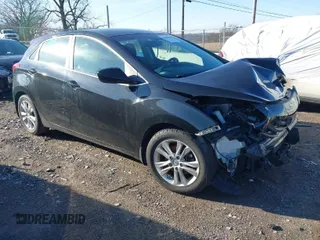 2014 Hyundai Elantra GT with VIN KMHD35LHXEU207983, listed as a IAAI auction lot 41587084 with 40,515 mi miles. Bid and sale history available at carsss.com. Image 1.