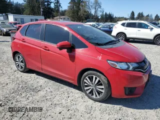 2015 Honda Fit EX-L with VIN 3HGGK5H82FM733495, listed as a Copart auction lot 53849905 with 163,483 mi miles and Salvage Title. Bid and sale history available at DreamBid. Image 4.