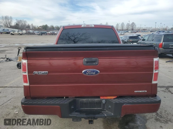 2014 Ford F-150 XL with VIN 1FTFW1EF3EKF06977, listed as a Copart auction lot 45785765 with 152,789 mi miles and Salvage Title. Bid and sale history available at carsss.com. Image 6.