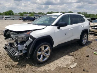 2021 Toyota RAV4 LE with VIN 2T3F1RFVXMW206829, listed as a Copart auction lot 54605934 with 116,396 mi miles and Salvage title. Bid and sale history available at DreamBid. Image 1.